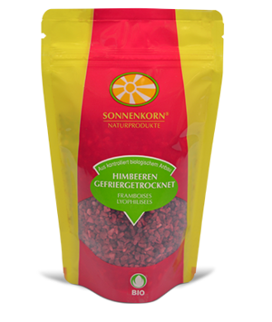Sonnenkorn+Himbeeren+gefriergetrocknet+BIO+Knospe